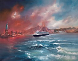 World of Memories - Queen Elizabeth (C/Board) by Philip Gray - Limited Edition Canvas on Board sized 34x27 inches. Available from Whitewall Galleries